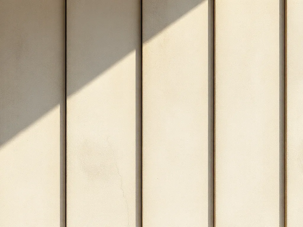 Minimalist architectural detail of thin vertical lines on a